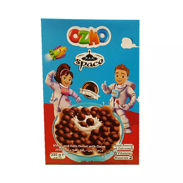 OZMO SPACE CORN FLAKES WITH COCOA 30G