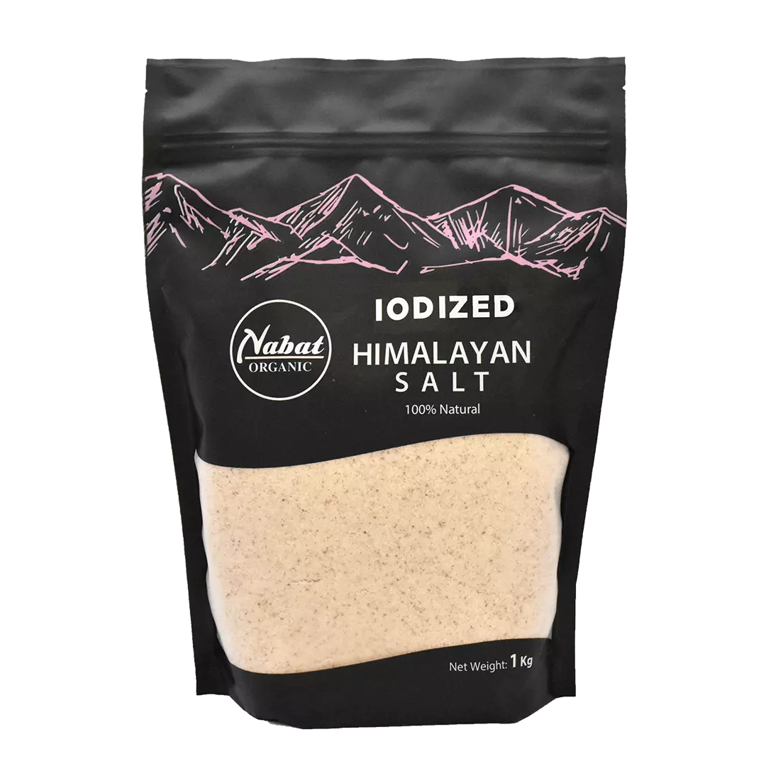 NABAT IODIZED HIMALAYA PINK SALT 1KG