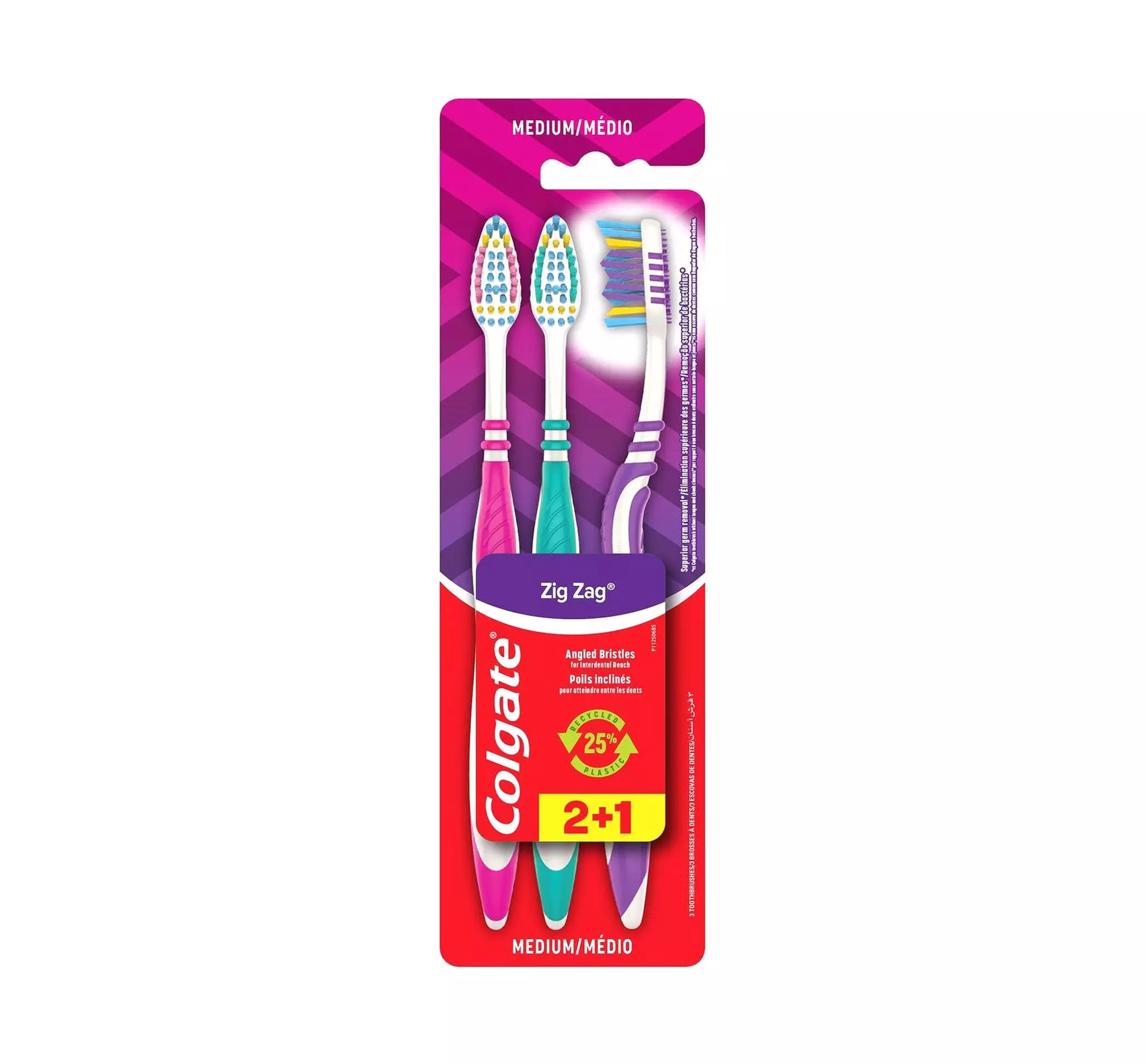 COLGATE TOOTH BRUSH NEDIUM ZIGZAG *3-20%