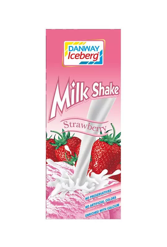 DANWAY ICEBERG MILK SHAKE STRAWBERRY 180 ML
