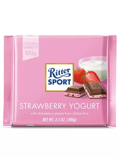 RITTER SPORT CV STRAW YOGHURT 100 G