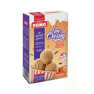 DOMO ICE CREAM MIX LIGHT SALTED CARAMEL 50G