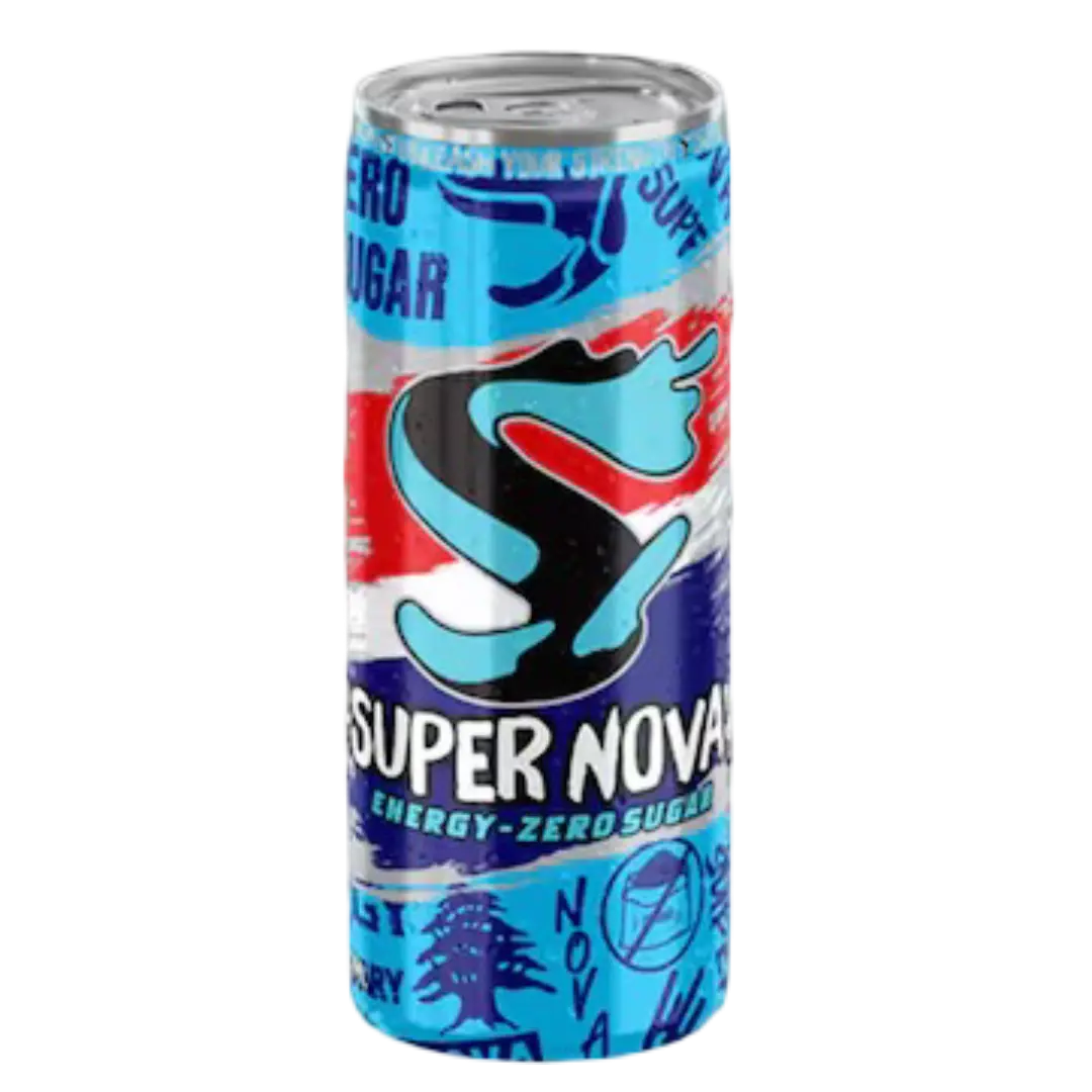 SUPER NOVA ENERGY DRINK ZERO SUGAR 250 ML