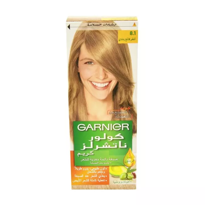 GARNIER HAIRCOLOR LIGHT ASH BLONDE #8.1