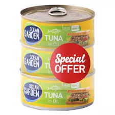OCEAN GARDEN WHITE TUNA IN OIL 160 G*3
