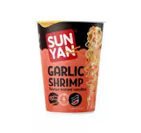 SUN YAN CUP NOODLES GARLIC SHRIMP 65 G