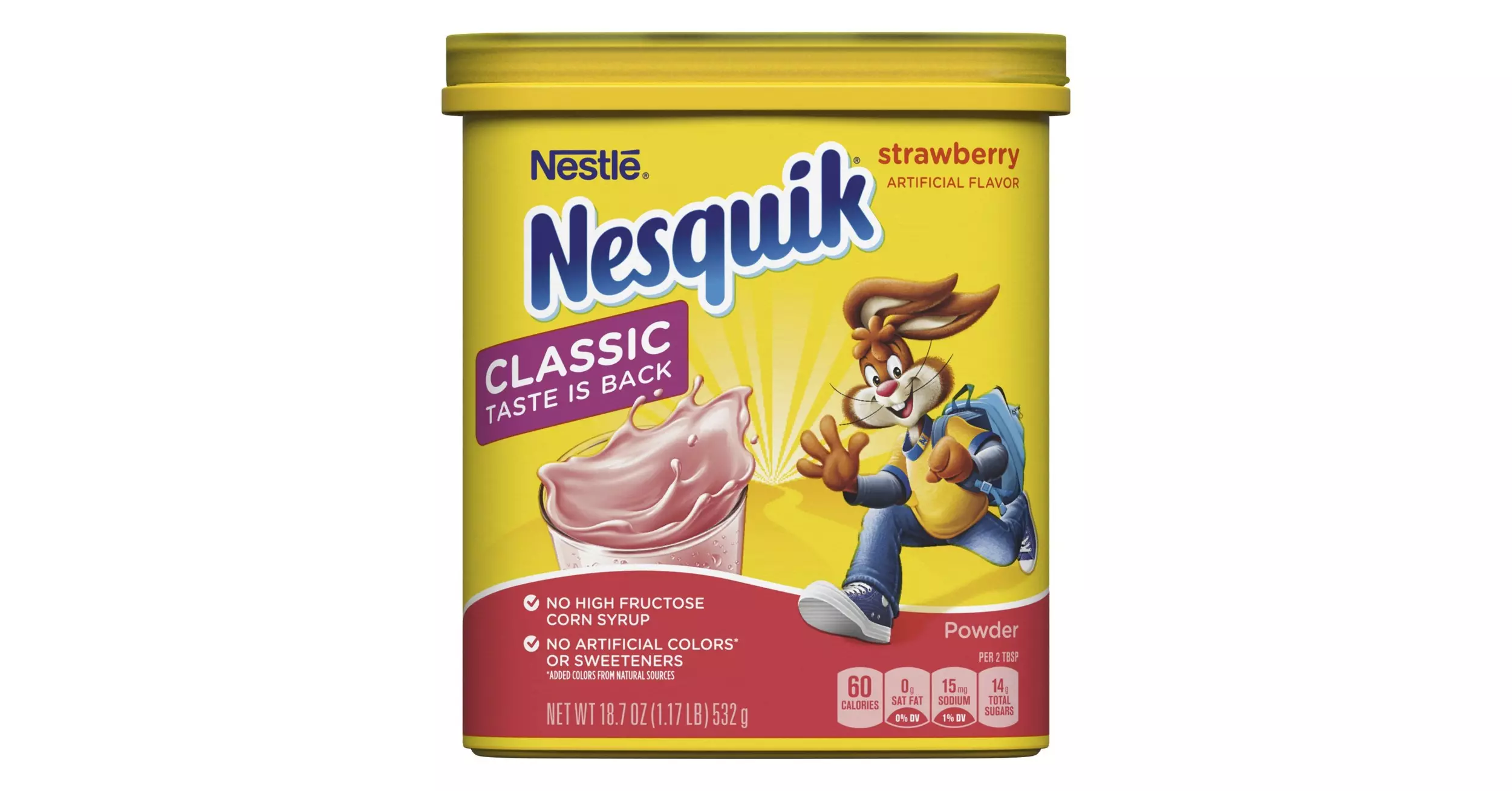 NESQUIK POWDER STRAWBERRY 532 G