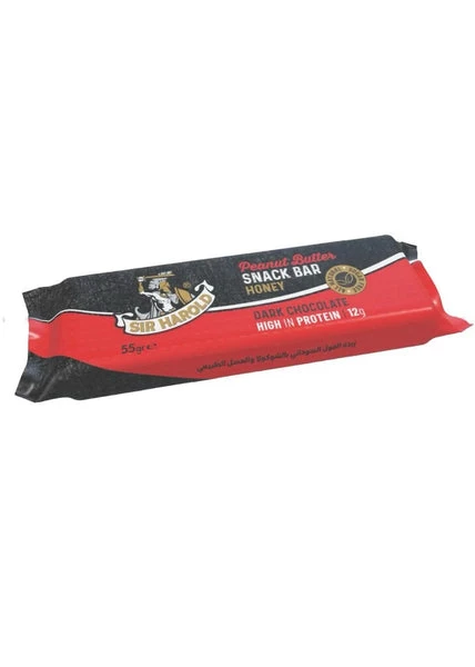 SIR HAROLD SNACK BAR PEANUT BUTTER DARK CHOCO 55G