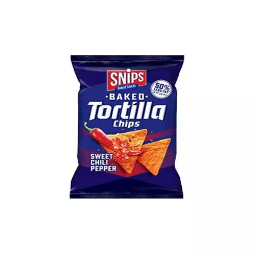 SNIPS BAKED TORTILLA CHIPS SWEET CHILI PEPPER 40G