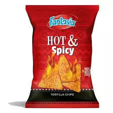 FANTASIA HOT & SPICY TORTILLA CHIPS 80 G