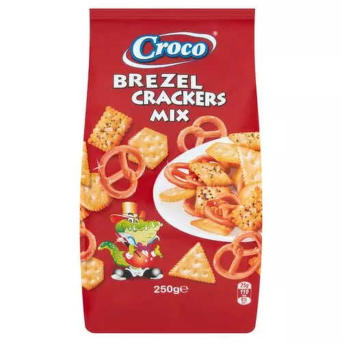 CROCO BREZEL CRACKERS MIX 250G 