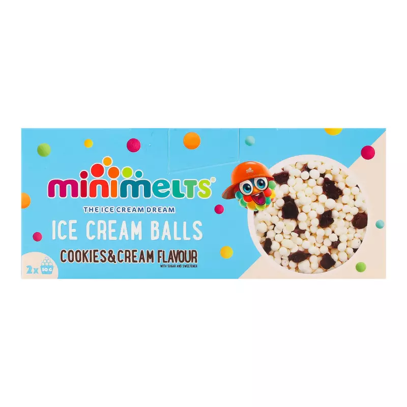 N MINIMELTS ICECREAM BALLS COOKIE&CREAM *2 100G