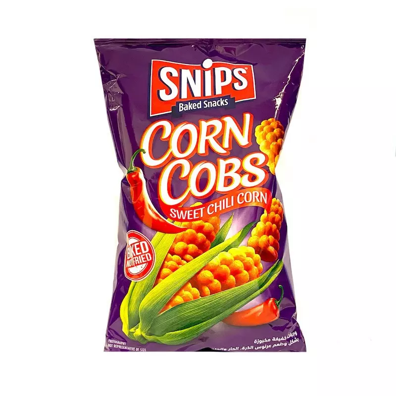 SNIPS CORN COBS SWEET CHILI CORN 60 G
