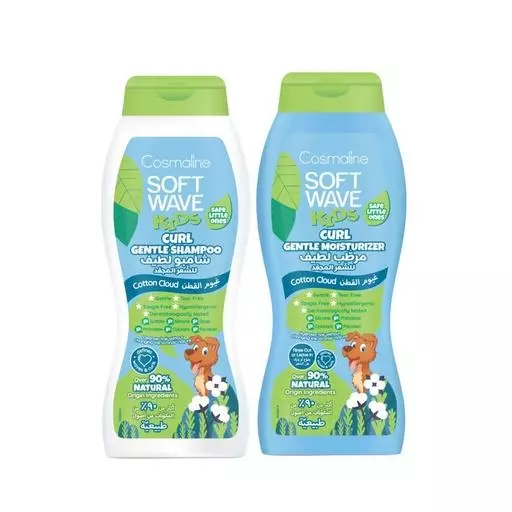 SOFT WAVE KIDS GENTLE MOISTURIZER/SHAMPOO 400ML*2