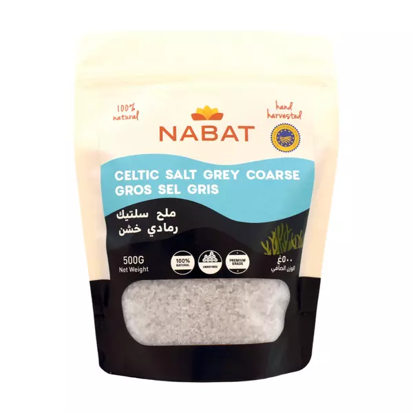 NABAT CELTIC SALT GREY COARSE GROS SEL GRIS 500 G