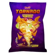 MASTER TORNADO LEMON CHILI CHIPS 80 G