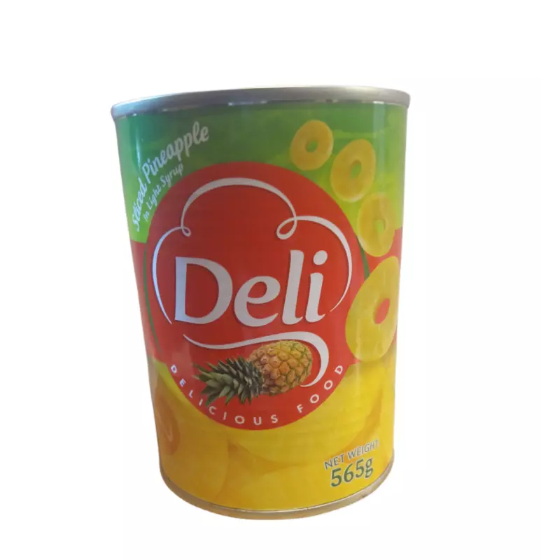DELI SLICED PINEAPPLE 565 G