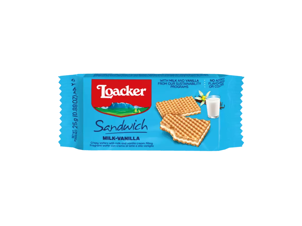 LOACKER VANILLA WAFER 45G
