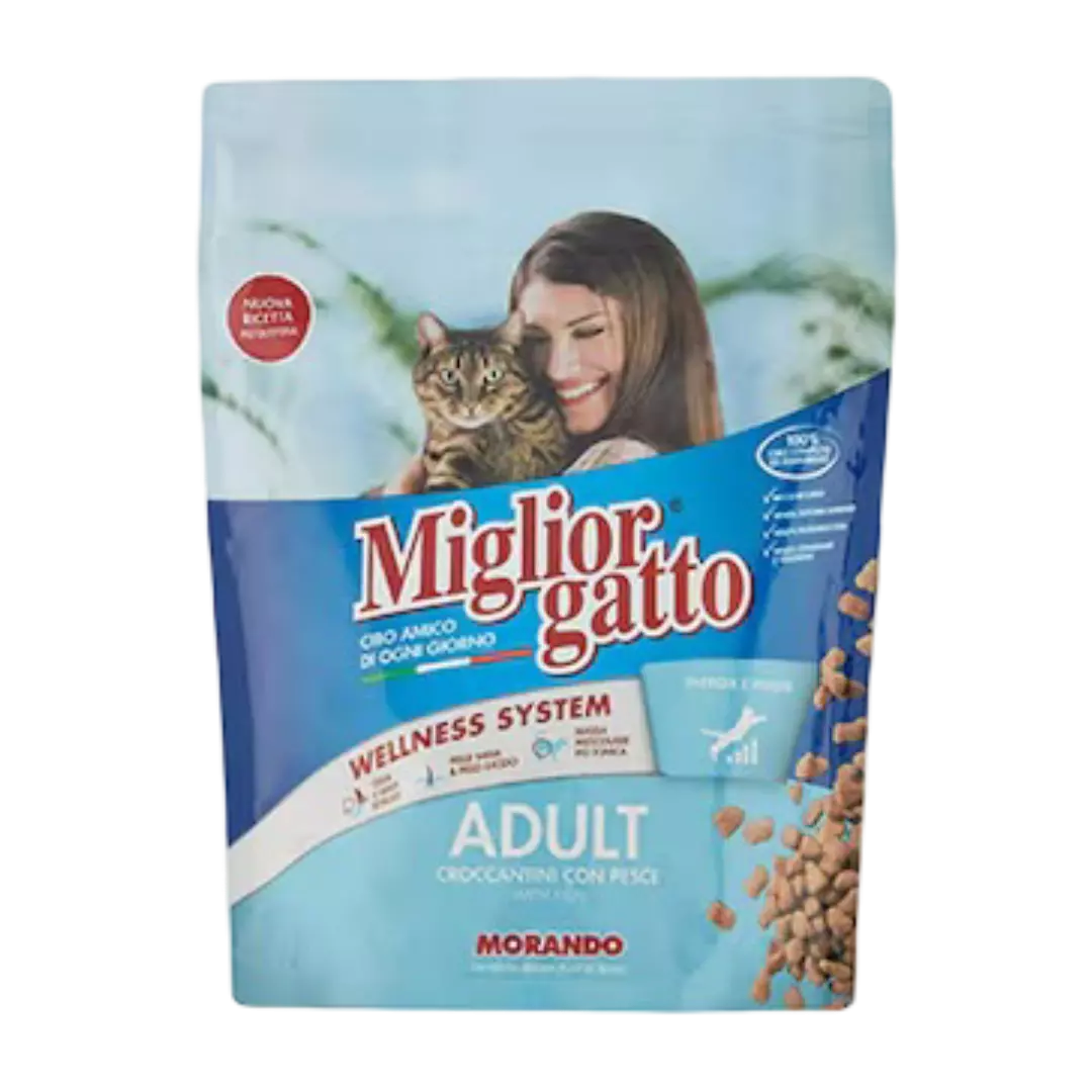 MIGLIORGATTO ADULT CON PESCE 400G