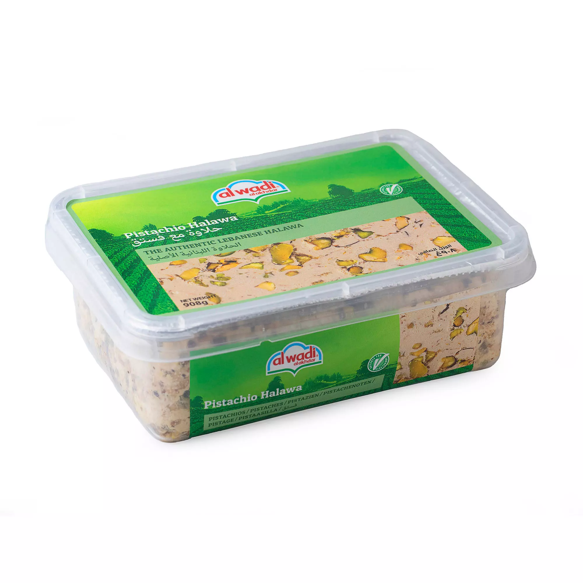 ALWADI ALAKHDAR PISTACHIO HALAWA 908 G