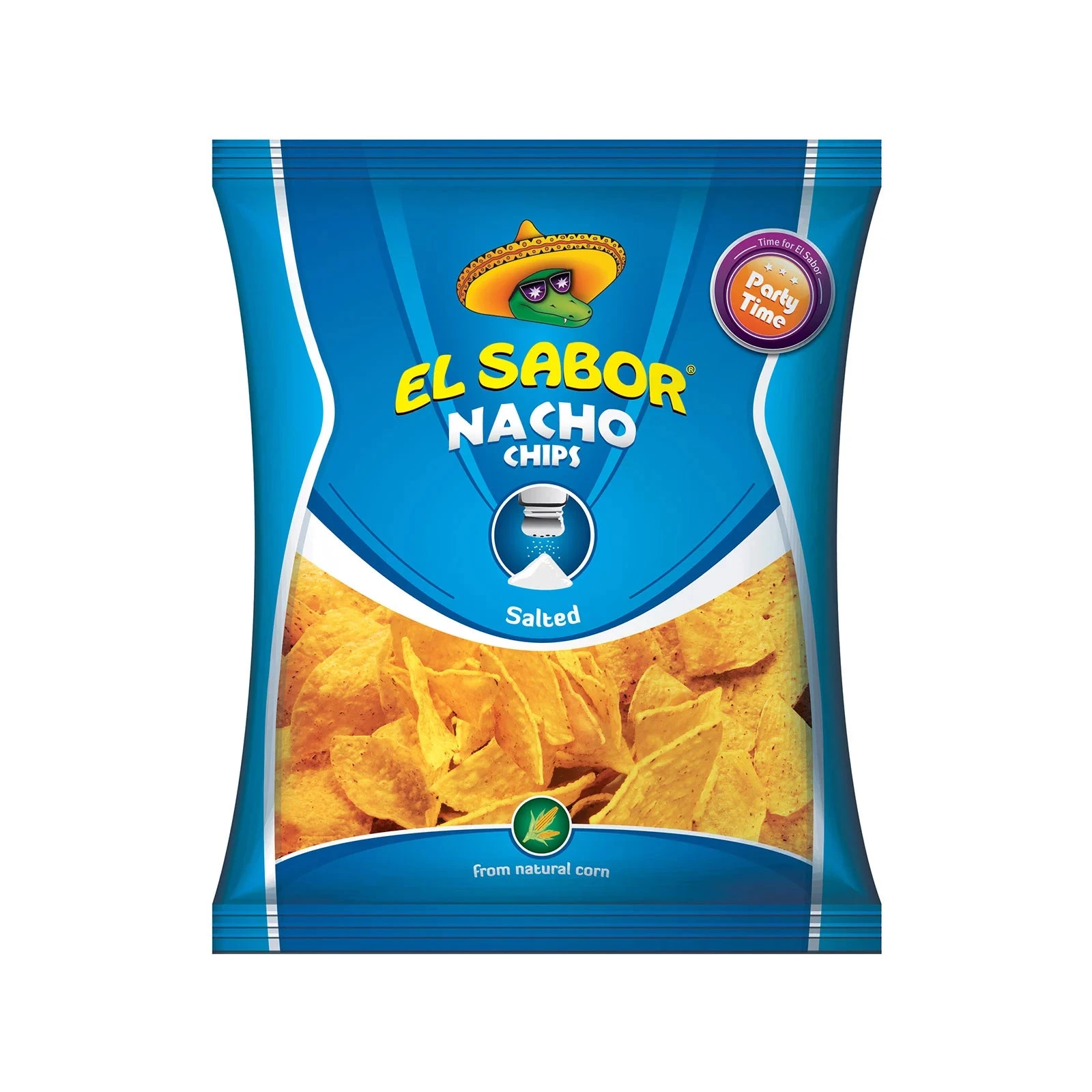 NACHO SHIPS SALTED BLUE *100 G
