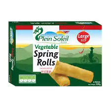 PLEIN SOLEIL VEGETABLE LARGE SPRING ROLLS*8 320 G