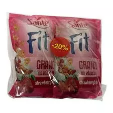 SANTE FIT GRANOLA STRAW&CHERRY 300G*2-20%
