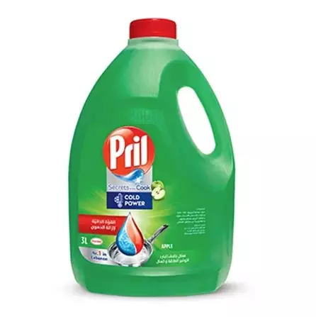 PRIL DISHWASHING LIQUID APPLE 3 L