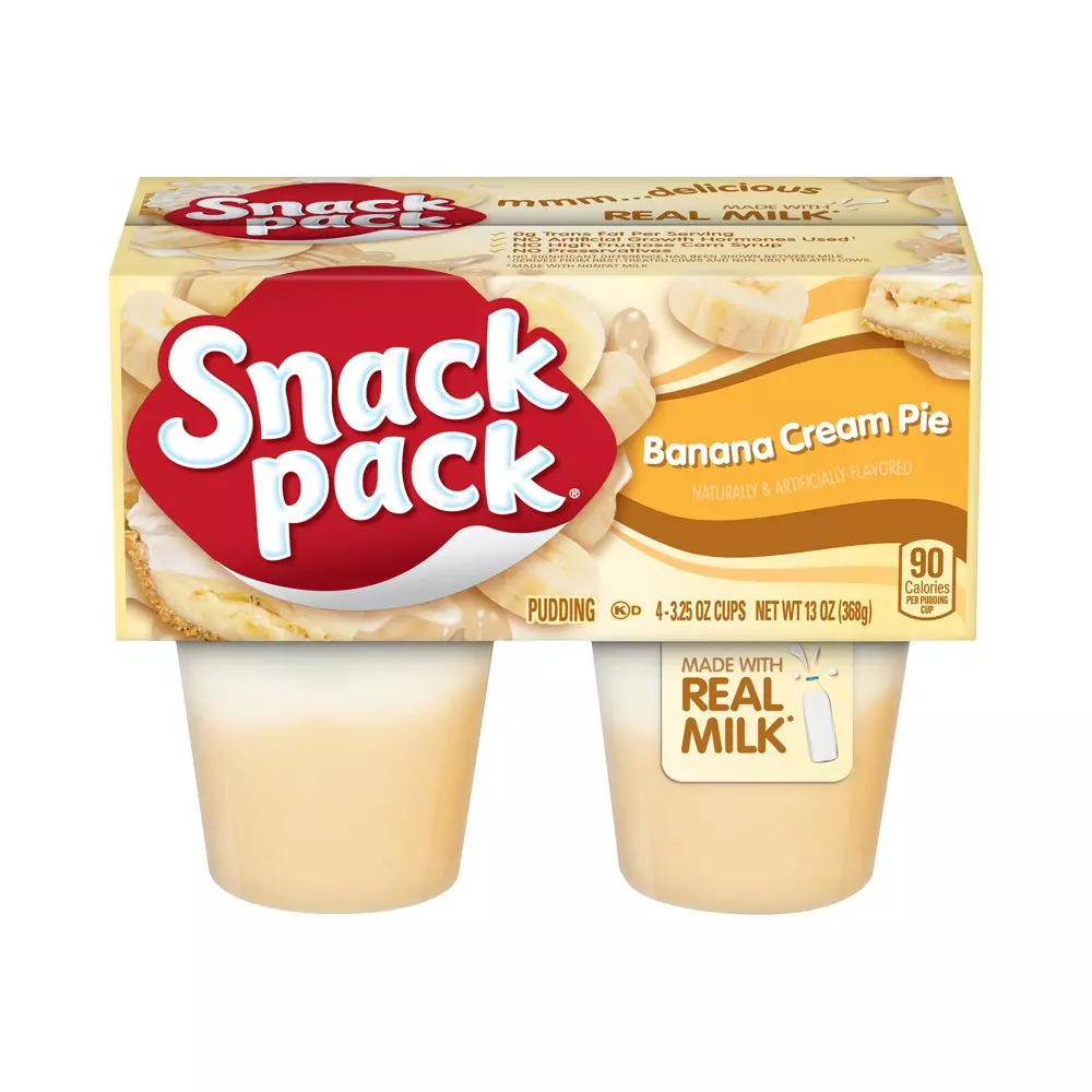 SNACK PACK PUDDING BANANA CREAM PIE *4 368 G