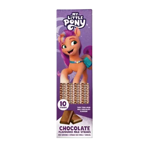 MY LITTLE PONY MILK STRAW 60 G