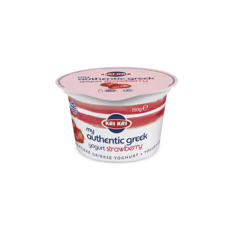 KRI KRI MY AUTHENTIC GREEK YOGURT STRAWBERRY 150 G