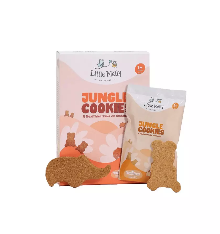 LITTLE MELLY JUNGLE COOKIES 120G