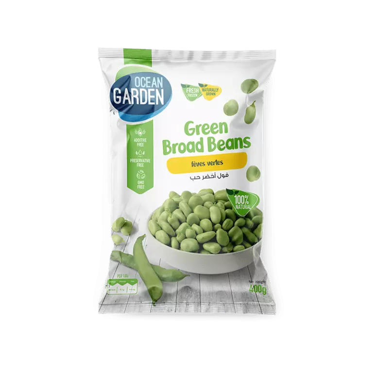 OCEAN GARDEN GREEN BROAD BEANS 400 G