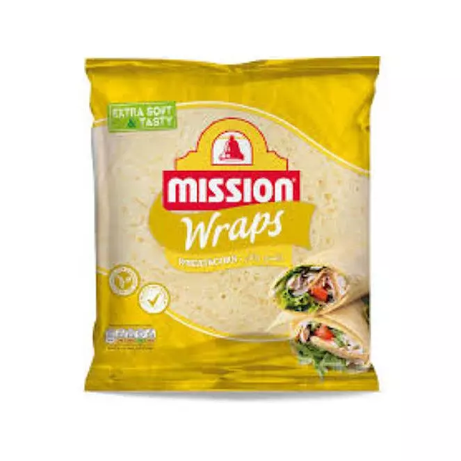 MISSION WRAPS WHEAT & CORN TORTILLAS*6 25 CM 378G