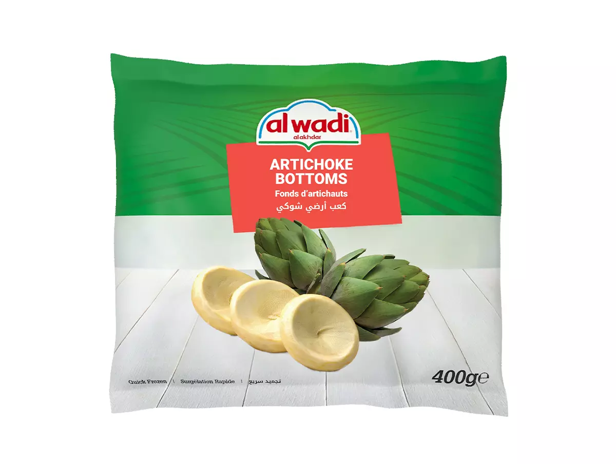 ALWADI ALAKHDAR ARTICHOKE BOTTOMS 400 G