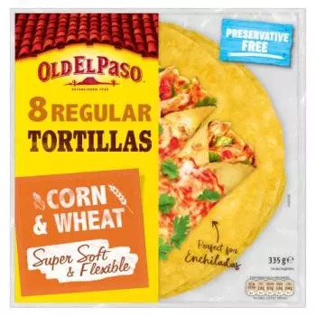 EL PASO CORN TORTILLAS 335G
