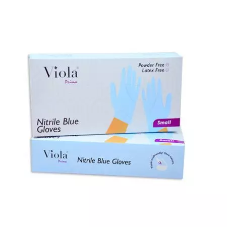 VIOLA NITRILE BLUE GLOVES *50 SMALL 