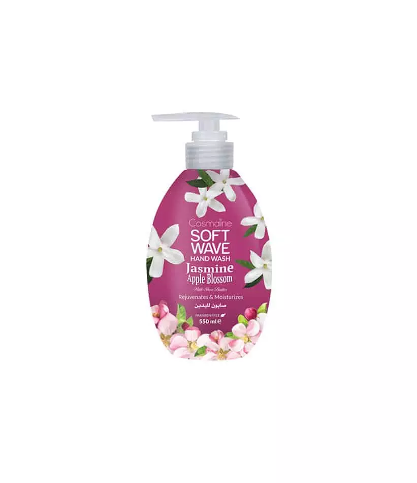 COSMALINE HAND WASH JASMINE APPLE BLOSSOM 550 ML