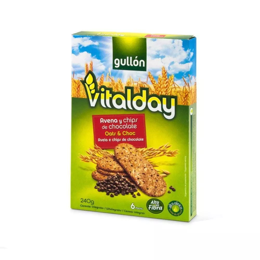 GULLON VITALDAY CHOCO CHIP 240G