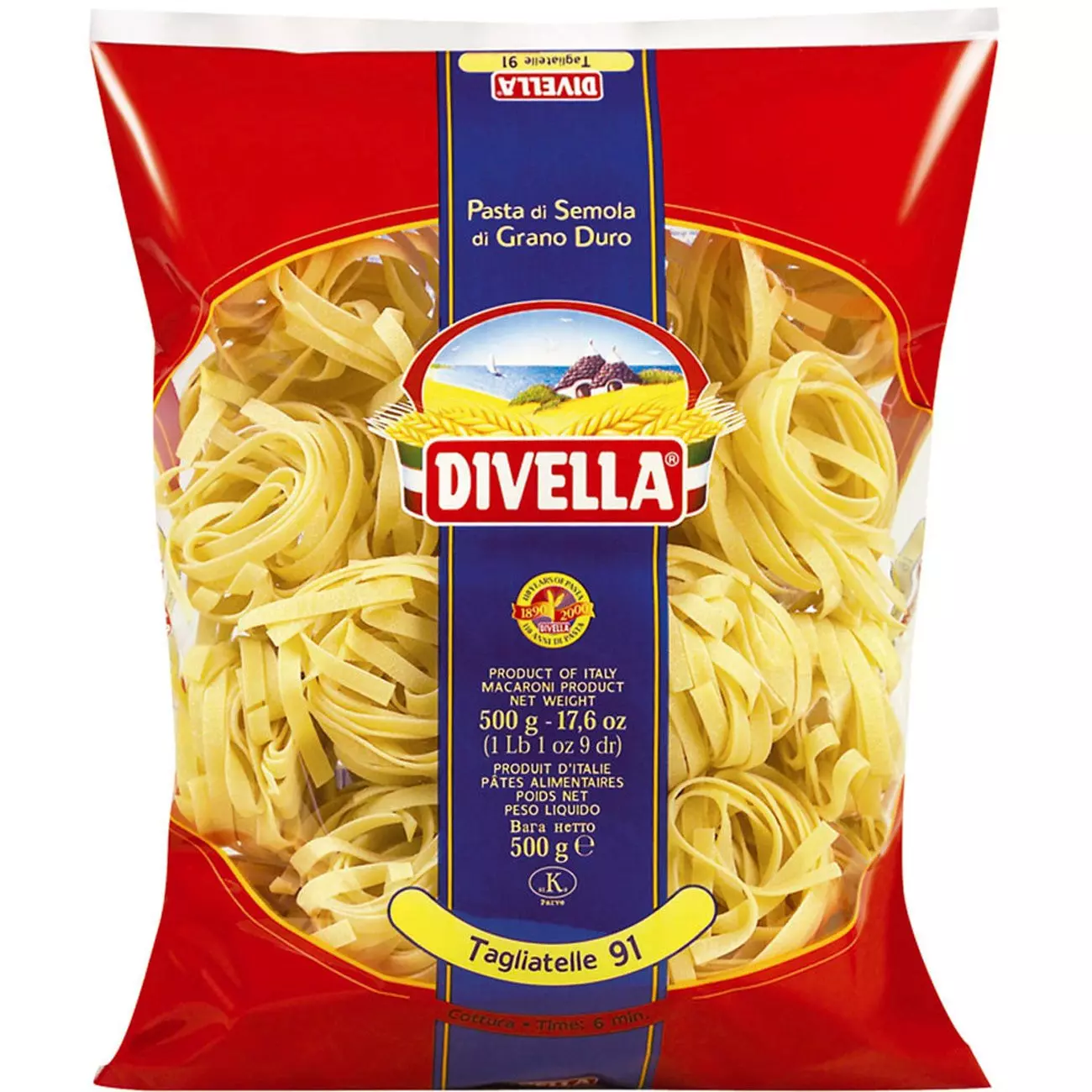 DIVELLA TAGLIATTELLE #91 500G 