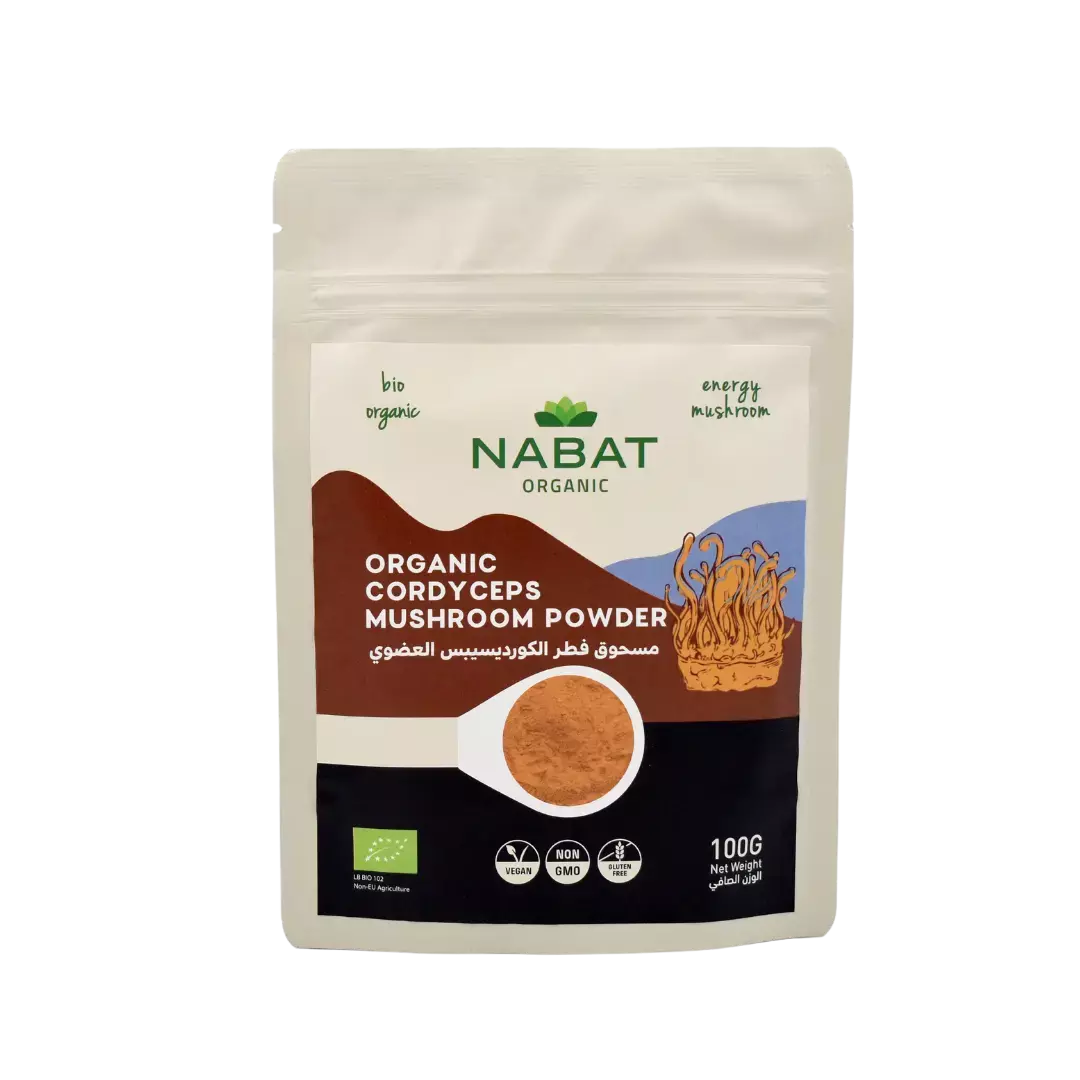 NABAT ORGANIC CORDYCEPS MUSHROOM POWDER 100 G