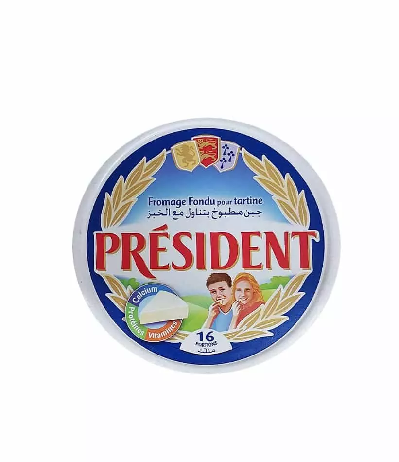 PRESIDENT PROCESSED CHEESE *16 204 G