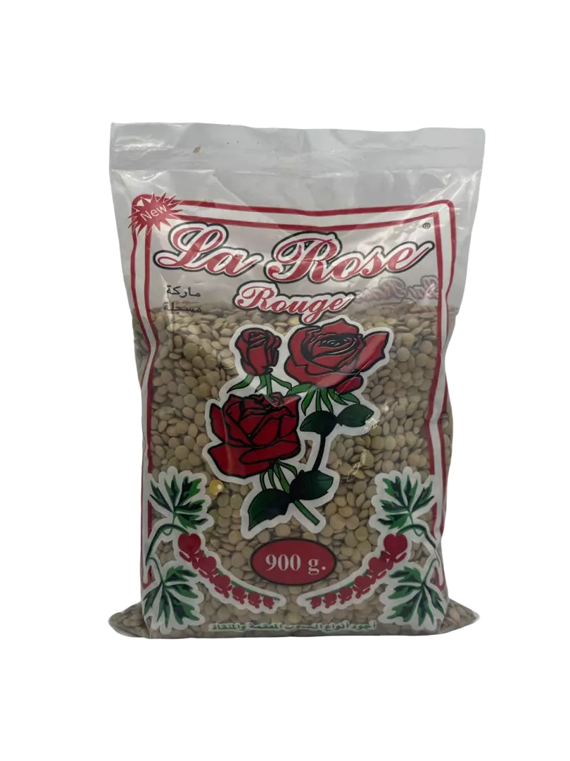 LA ROSE GREEN LENTILS 900 G عدس عريض