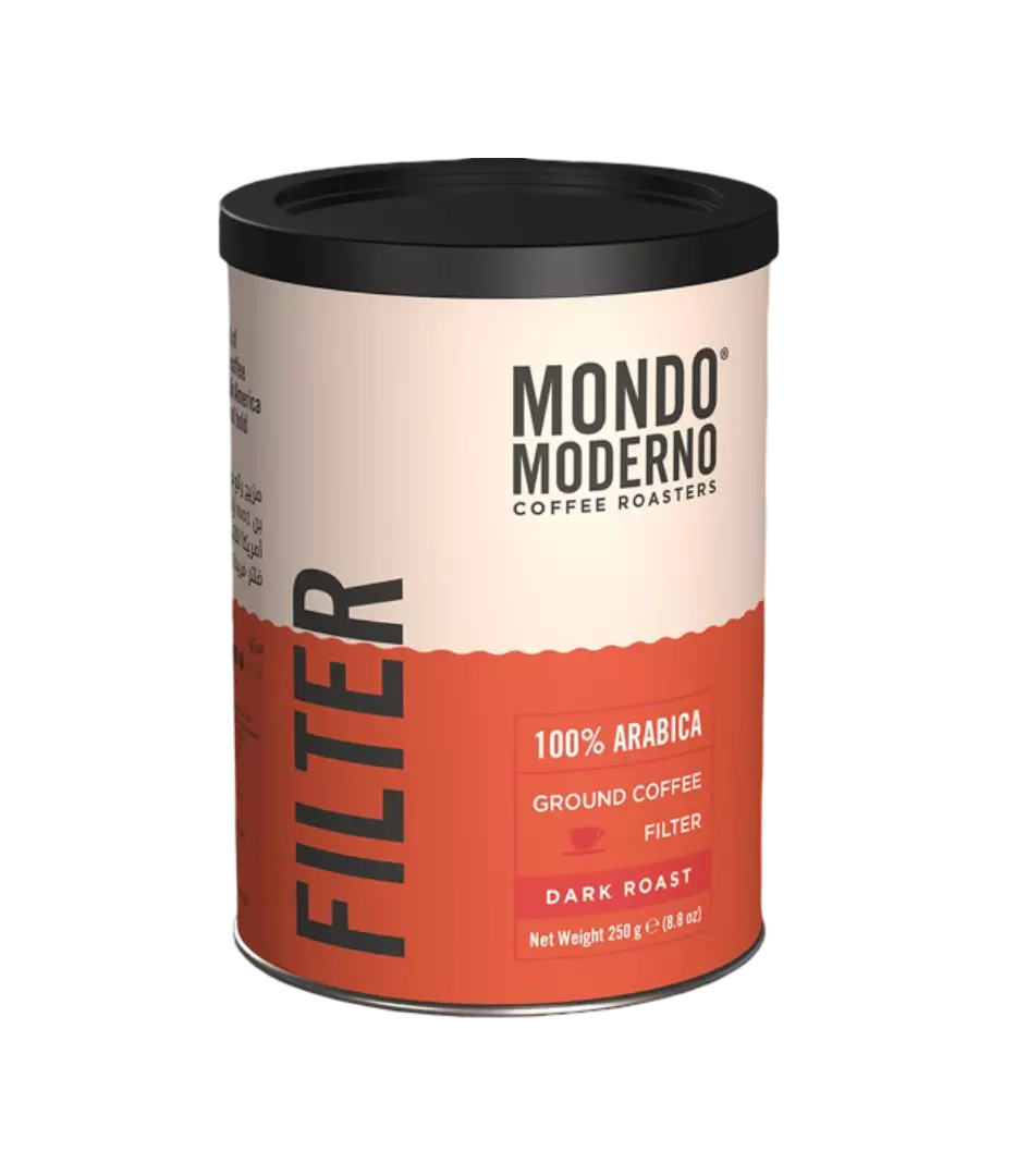 FILTER MONDO MODERNO COFFEE DARK ROAST 250 G