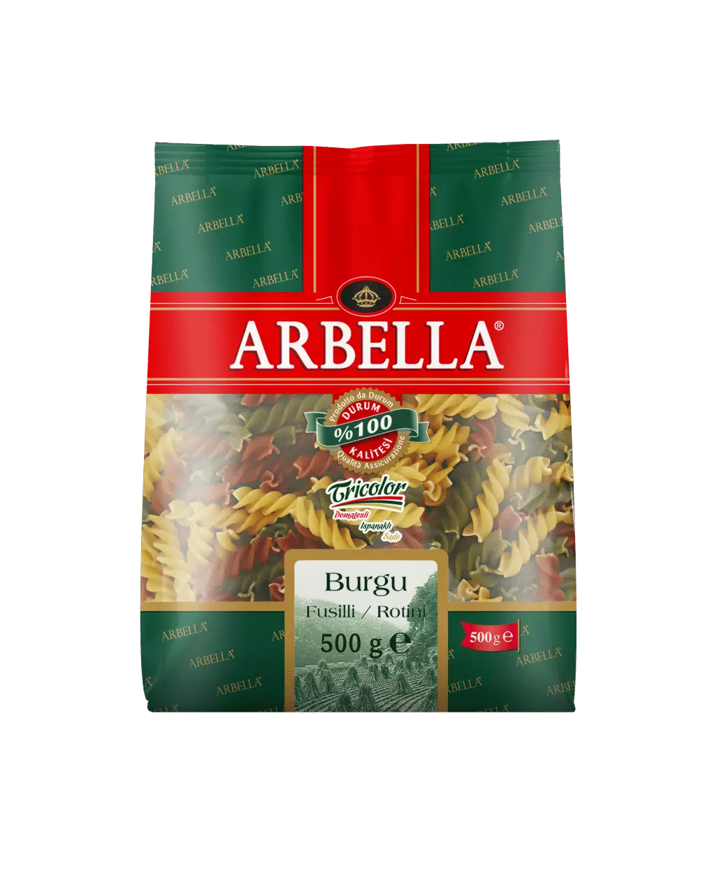 ARBELLA TRICOLOR FUSILI 500G