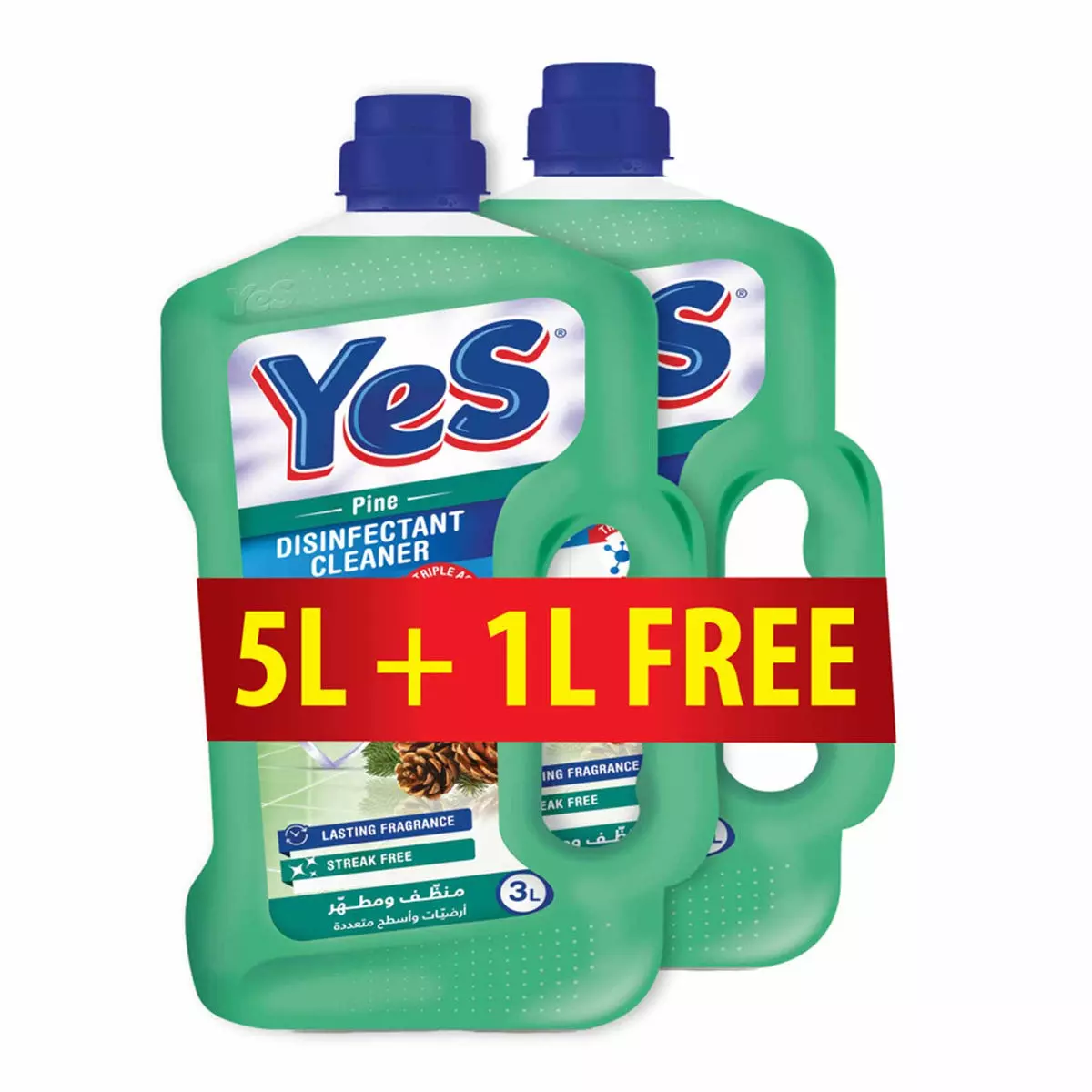 YES DISINFECTANT CLEANER 2L*2 PINE
