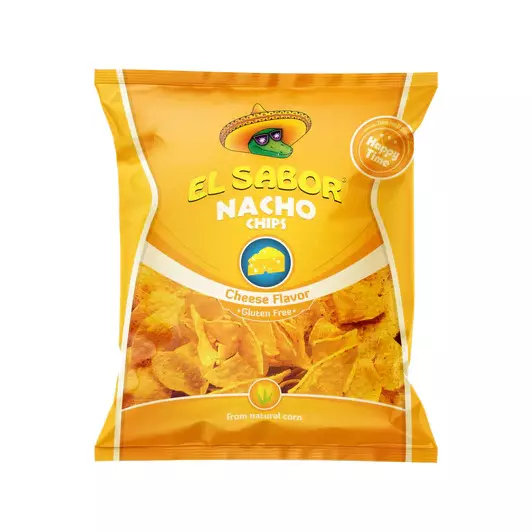 EL SABOR NACHO CHIPS CHEESE GLUTEN FREE 225 G