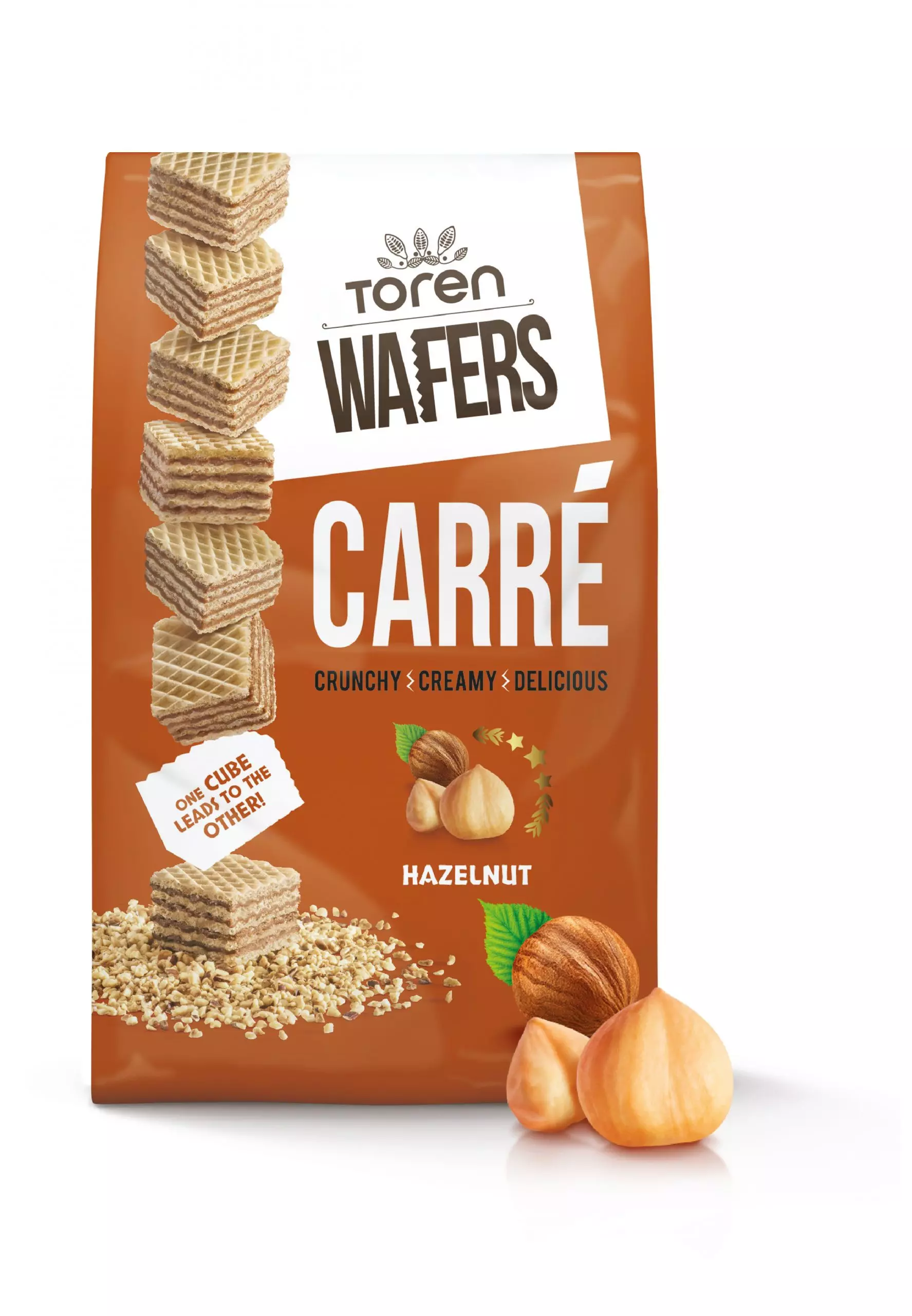 TOREN WAFERS CARRE HAZELNUT 125 G