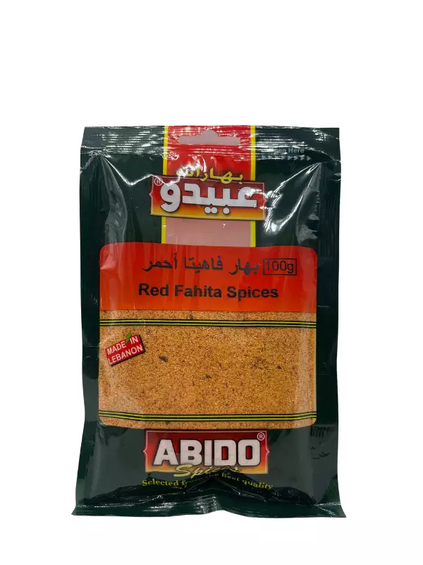 ABIDO RED FAHITA SPICES 100G بهار فاهيتا احمر