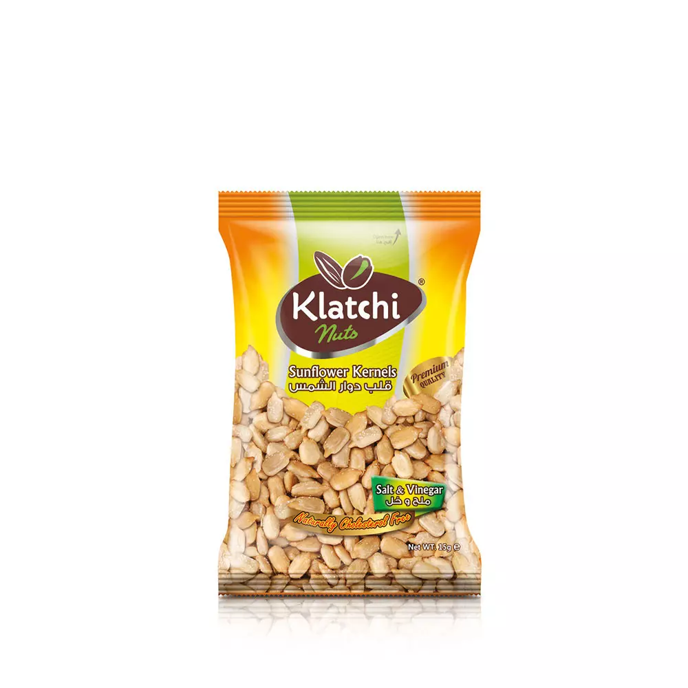 KLATCHI SUNFLOWER KERNELS SALT & VINEGAR 225 G